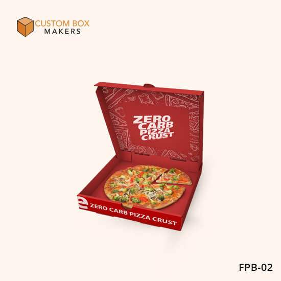 Custom Logo Printed on Top White Pizza Boxes 50Pcs Corrugated Take Out  Cardboard Delivery Pizza Boxes