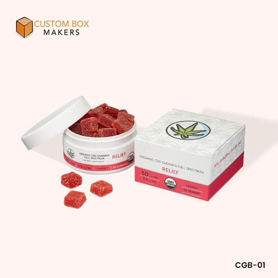 Personalized CBD gummy Boxes