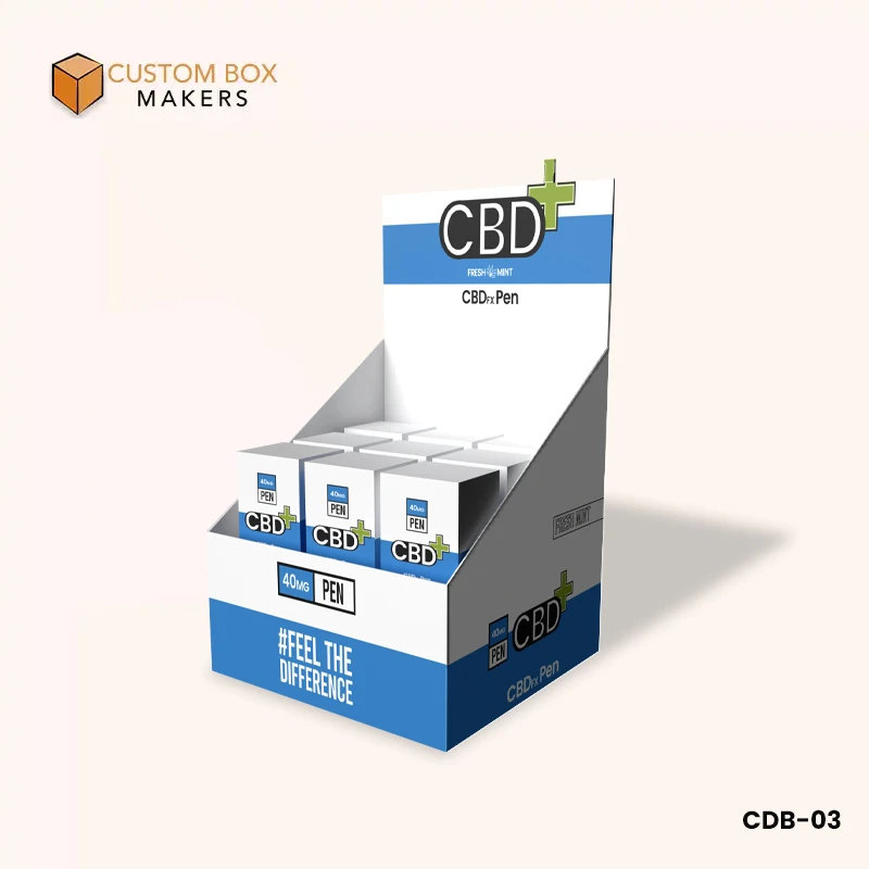 Custom printed CBD display boxes